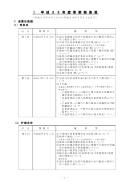 H23事業報告