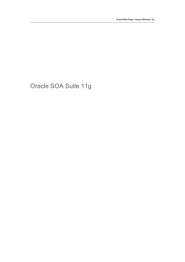 Oracle SOA Suite 11g