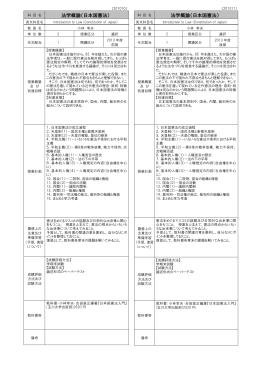 法学概論（日本国憲法）