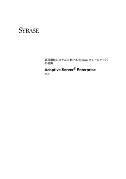 Adaptive Server Enterprise