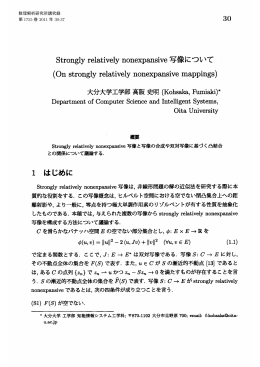 非線形解析学と凸解析学の研究