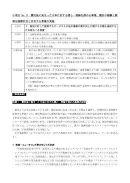 小項目 No.9 震災後に高まった日本に対する関心・理解