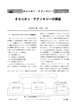 オピニオン・テクノロジーの展霊 - 日本オペレーションズ・リサーチ学会