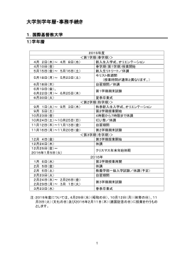 国際基督教大学募集要項