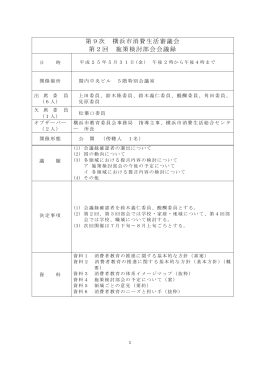 第2回会議録（平成25年5月31日開催）＜PDF:281KB