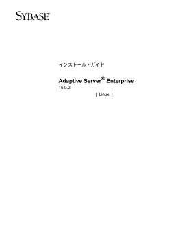 Adaptive Server Enterprise