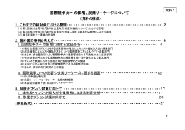 国際競争力への影響、炭素リーケージについて