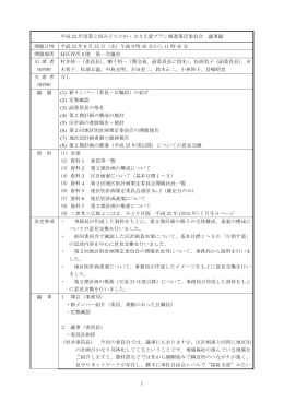 議事録 - 横浜市