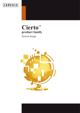 CiertoTM product family