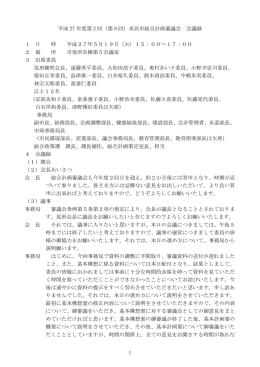 会議録【PDF】