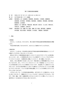 議事録 - 米子市役所