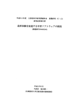 平成9-ーー年度 文部省科学研究補助金 基研究 (C) (2)