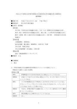 議事概要