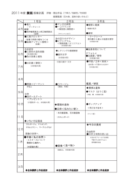 1年生 2年生 3年生 4月 5月 6月 7月 8月 9月 10 月 11 月 12 月 1月 2