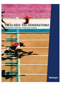 TELELOGIC TAU GENERATION2