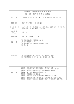 第3回会議録（平成25年8月1日開催）＜PDF:277KB