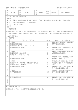 3年 - 東京都立小松川高等学校