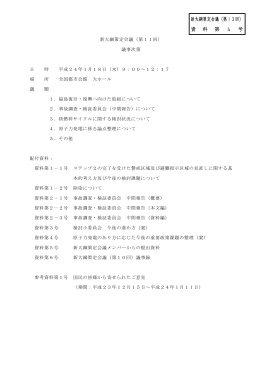 新大綱策定会議（第13回） 資 料 第 4 号