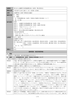 （仮称）策定委員会議事要録（PDF 367.3KB）