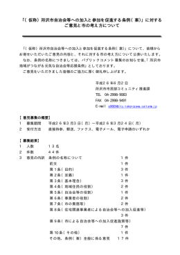 寄せられたご意見と市の考え方（PDF：79KB）