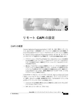 リモート CAPI の設定