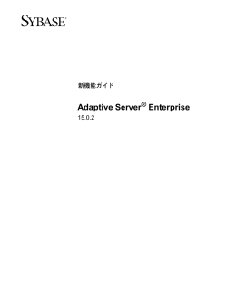 Adaptive Server Enterprise