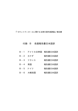 『セキュリティホールに関する法律の諸外国調査』報告書