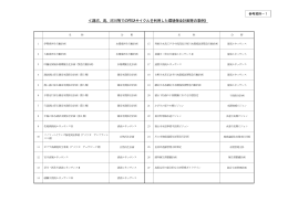 ≪湖沼、湾、河川等でのPDCAサイクルを利用した環境保全計画等の事例》