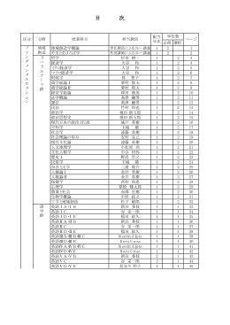 目 次 - 奈良県立大学