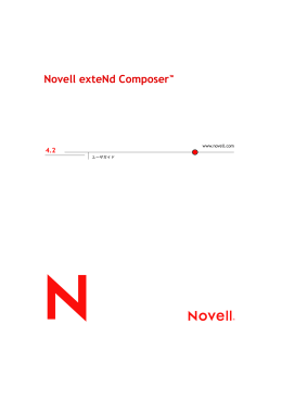 Novell exteNd Composer