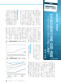 中等教育開発の意義・役割・課題