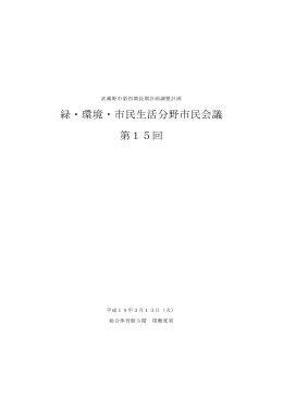 (平成19年3月13日開催)（PDF 311.5KB）