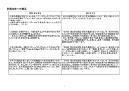 計画全体への意見
