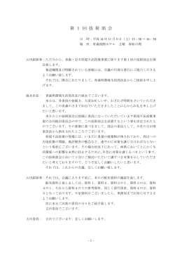 議事録 （PDFファイル 126.5KB）