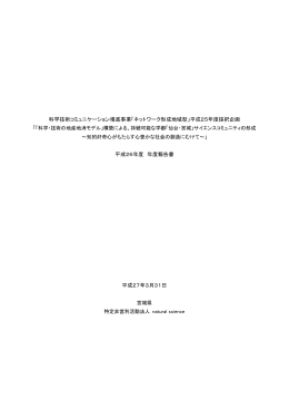 年度報告書（H26）