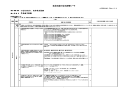 検定試験の自己評価シート