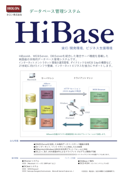 HiBase パンフレット