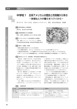 中学校1 日系アメリカ人の歴史と市民権から学ぶ －多様な人々が暮らす