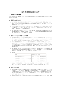 海外募集型企画旅行条件（PDF形式、173KB）