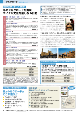 冬のシルクロードを満喫 ウイグル文化を楽しむ 6日間