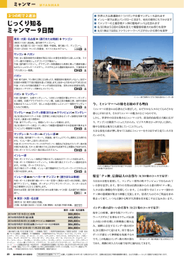 じっくり知る ミャンマー 9日間