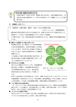 協力して支える地域の交通 ?クローバーバス?