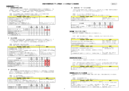 津島市民病院改革プラン評価表（4つの視点からの総括表）