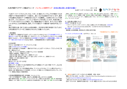 九州沖縄アジアアート観光ウィーク パンフレット兼用マップ 広告出稿と