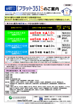 「フラット35」Sエコ詳細はこちら