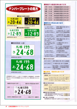 ※ 北海道運輸局のパンフレットより