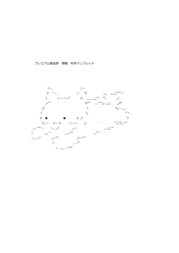 プレミアム商品券 情報 PDFパンフレット lヽ、 /ヽ