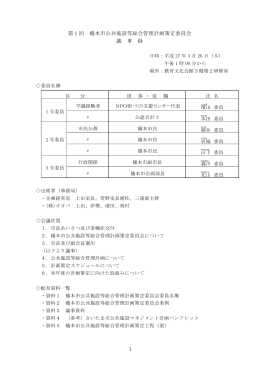 第1回策定委員会議事録（PDF：261.1KB）