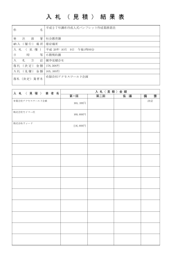 1009 平成27年調布市成人式パンフレット作成業務委託(PDF文書)