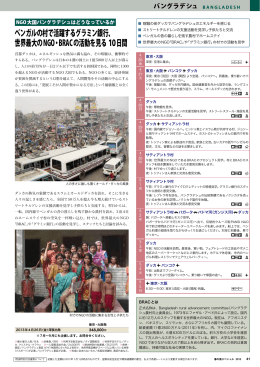 世界最大のNGO・BRACの活動を見る 10日間